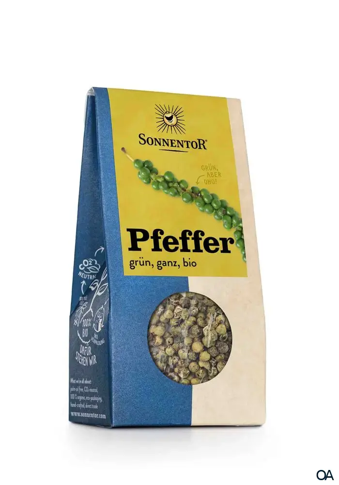 Sonnentor Pfeffer grün ganz, bio