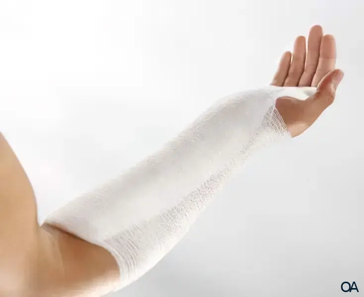Mollelast® haft latexfrei - Kohäsive bielastische Fixierbinde, 8 cm x 20 m