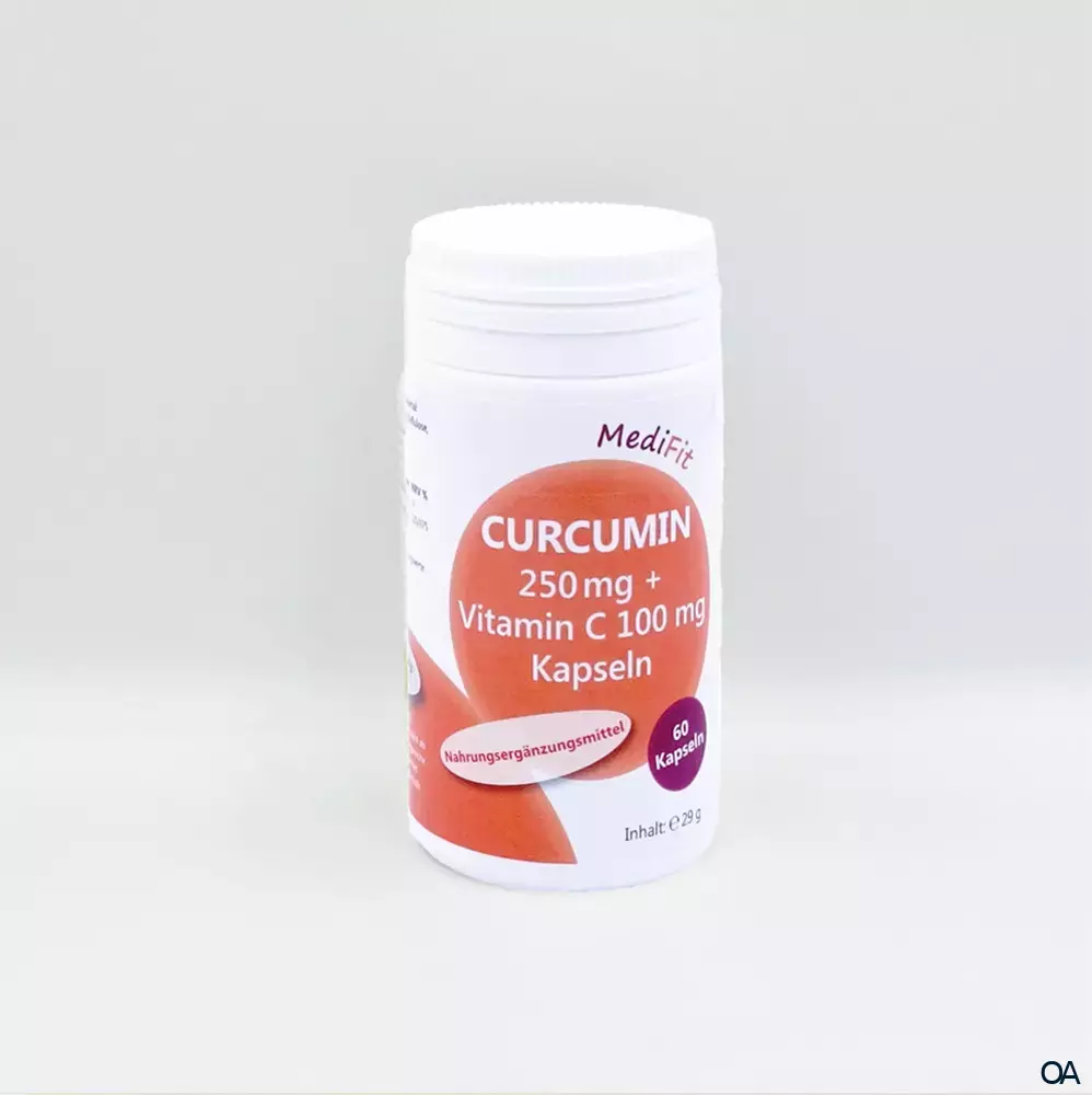 MediFit Curcumin 250 mg + Vitamin C 100 mg Kapseln MediFit Curcumin 250 mg + Vitamin C 100 mg Kapseln