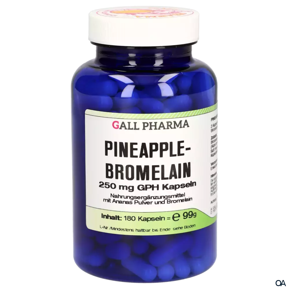 Gall Pharma Pineapple-Bromelain 250 mg Kapseln