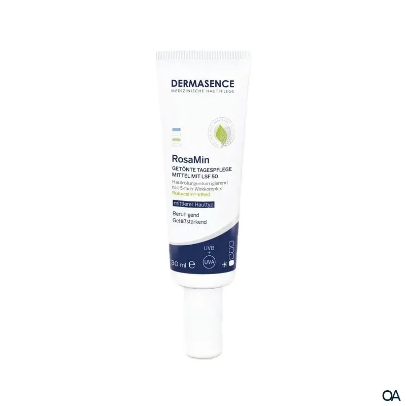Dermasence RosaMin Getönte Tagespflege mittel mit LSF 50