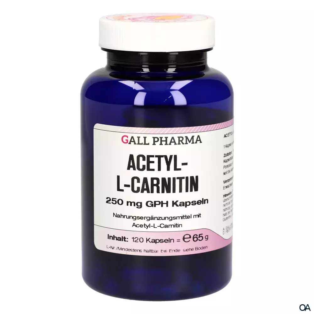 Gall Pharma Acetyl-L-Carnitin 250 mg Kapseln Gall Pharma Acetyl-L-Carnitin 250 mg Kapseln