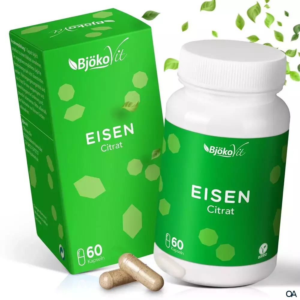 BjökoVit Eisen Citrat Kapseln vegan BjökoVit Eisen Citrat Kapseln vegan