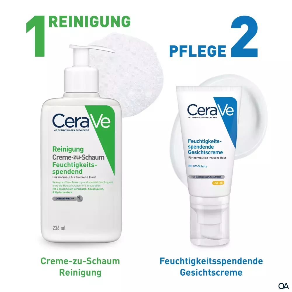 CeraVe Creme-zu-Schaum Reinigung