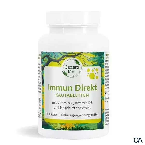 Caesaro Med Immun Direkt Vitamin C & Vitamin D Kautabletten