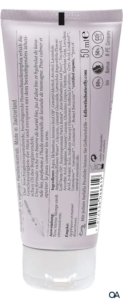 Farfalla Berglavendel Relax, Schön entspannt Handcreme