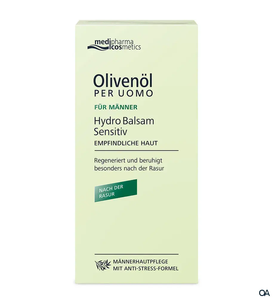medipharma cosmetics Olivenöl Per Uomo Hydro Balsam Sensitiv medipharma cosmetics Olivenöl Per Uomo Hydro Balsam Sensitiv