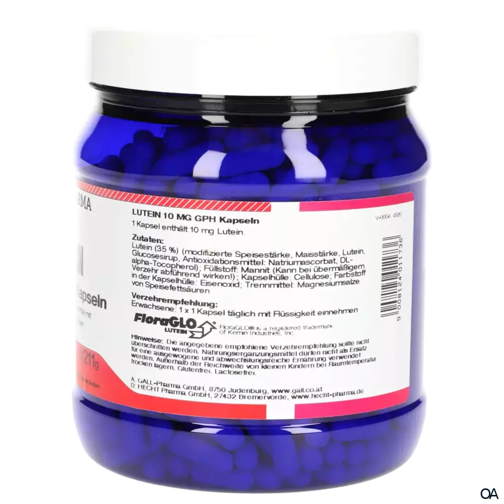 Gall Pharma Lutein 10 mg Kapseln
