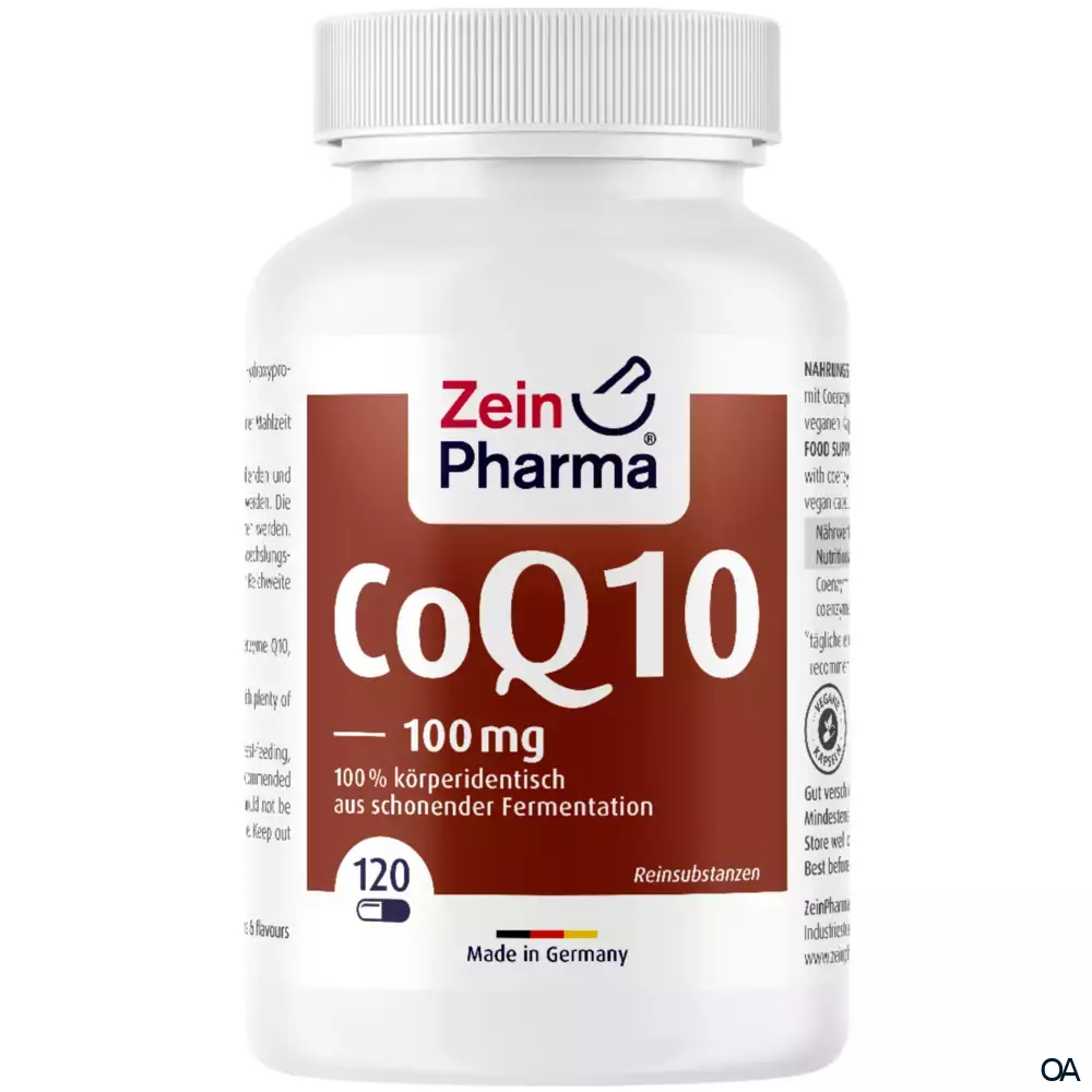 Zeinpharma Coenzym Q10 100 mg Kapseln Zeinpharma Coenzym Q10 100 mg Kapseln