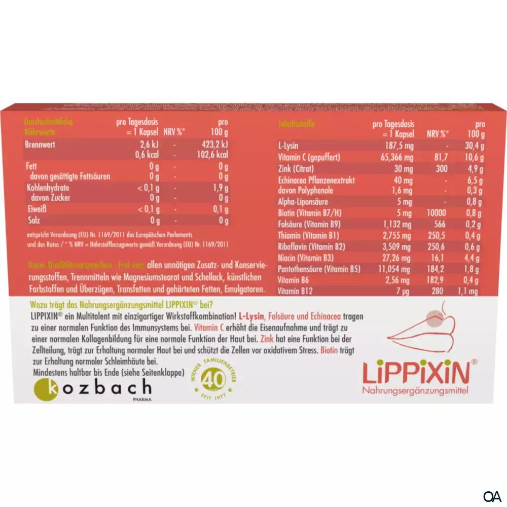 Kozbach Pharma LIPPIXIN MSR Kapseln Kozbach Pharma LIPPIXIN MSR Kapseln