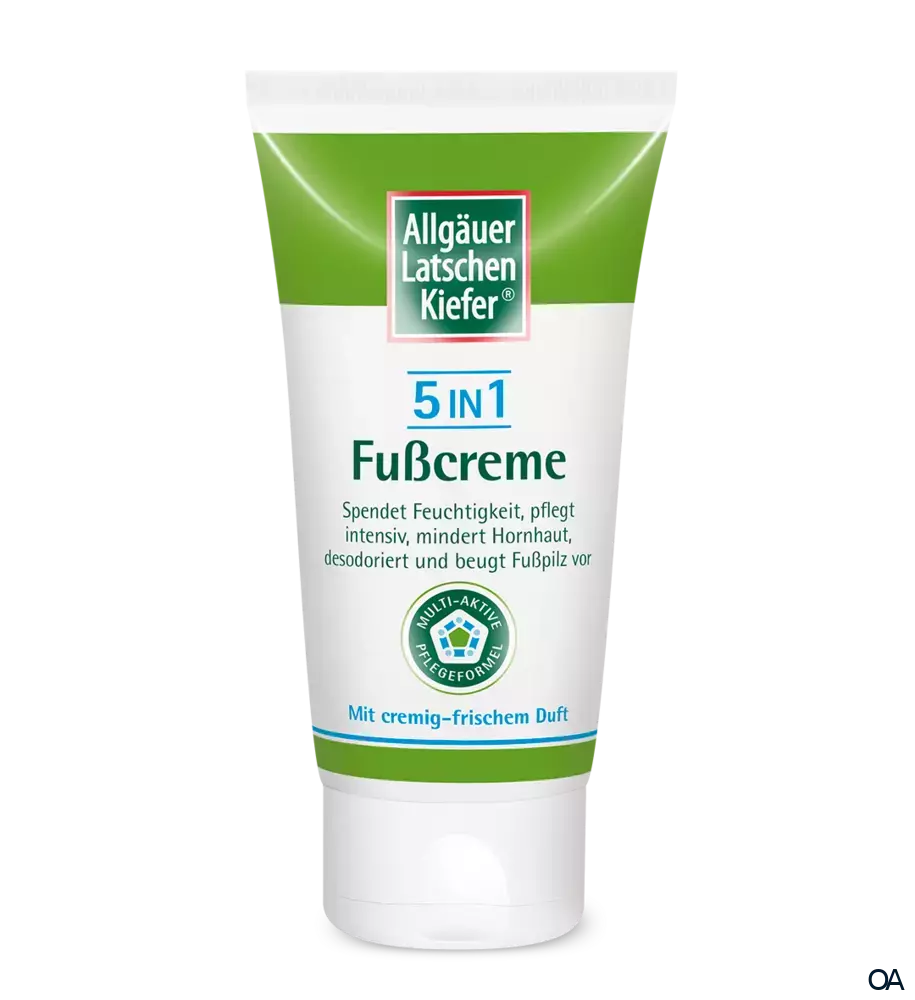 Allgäuer Latschenkiefer® 5 in 1 Fußcreme Allgäuer Latschenkiefer® 5 in 1 Fußcreme