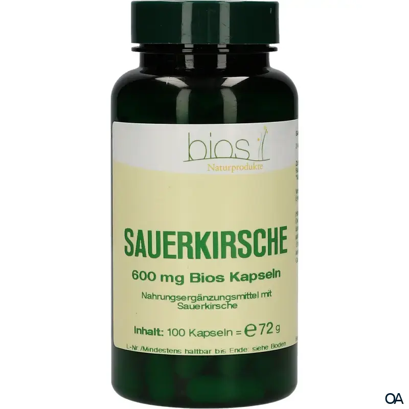Bios Sauerkirsche 600 mg Kapseln