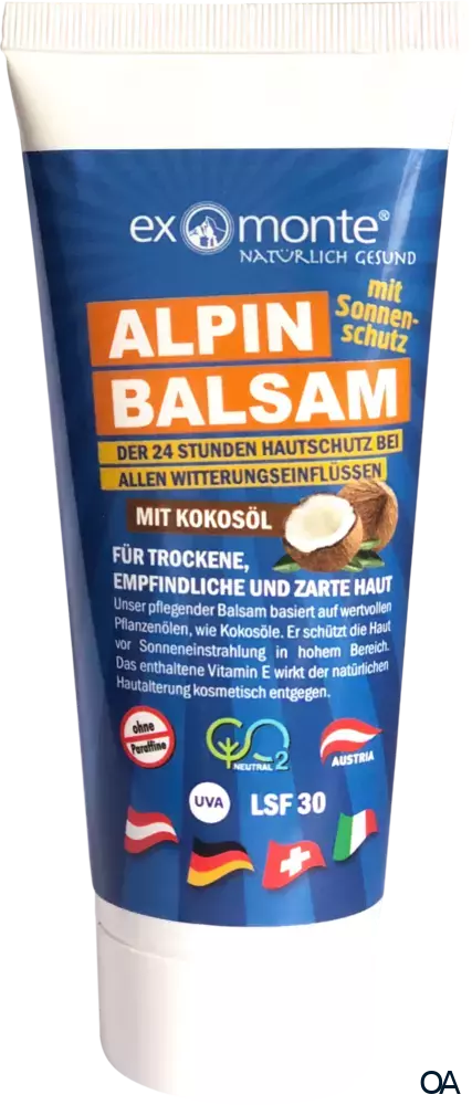 Exmonte Alpinbalsam mit LSF 30 Exmonte Alpinbalsam mit LSF 30