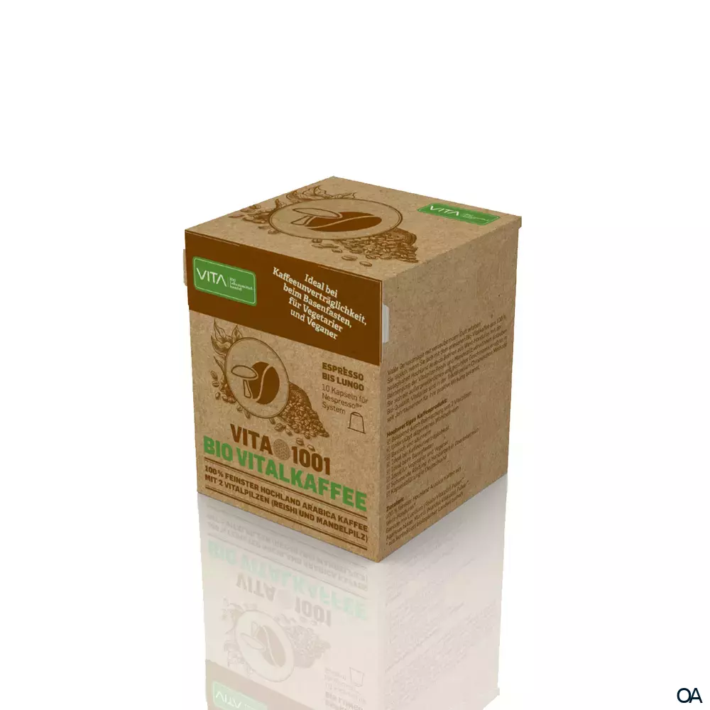 VITA1001 - Bio Vitalkaffee Kapsel 10er Box (Nespresso kompatibel) VITA1001 - Bio Vitalkaffee Kapsel 10er Box (Nespresso kompatibel)