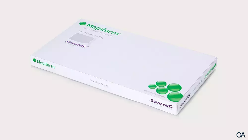 Mepiform® Silikonverband 10 x 18 cm