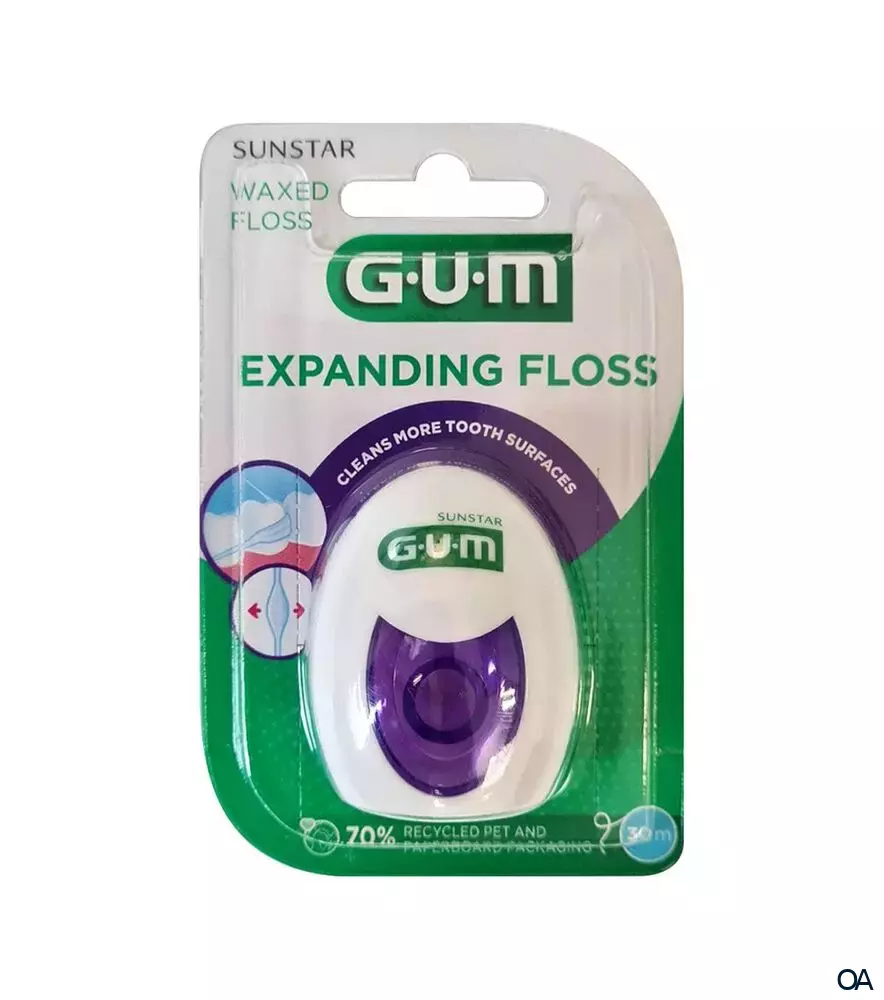 GUM® EXPANDING FLOSS Zahnseide - leicht gewachst GUM® EXPANDING FLOSS Zahnseide - leicht gewachst
