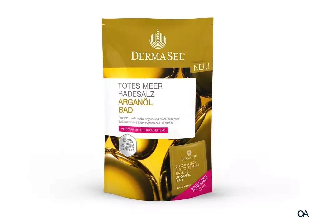 DermaSel® Totes Meer Badesalz Arganöl Bad DermaSel® Totes Meer Badesalz Arganöl Bad