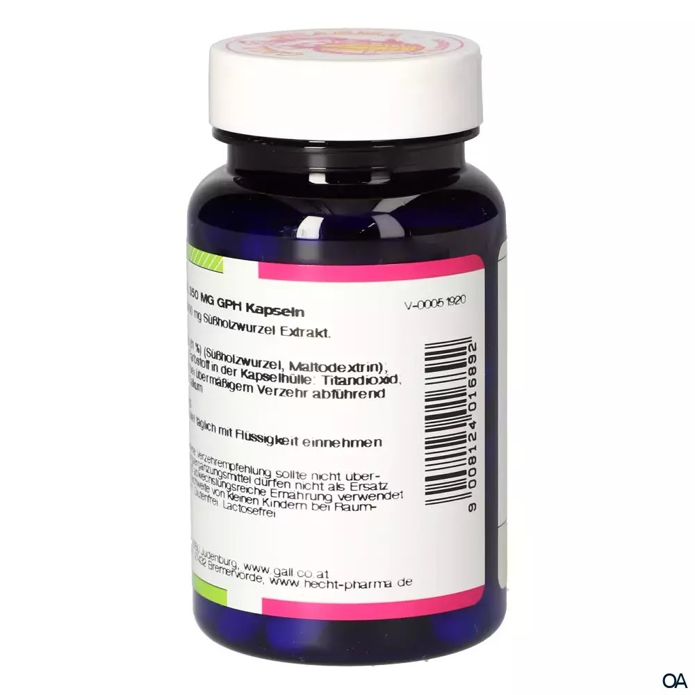 Gall Pharma Süßholzwurzel 350 mg Kapseln Gall Pharma Süßholzwurzel 350 mg Kapseln