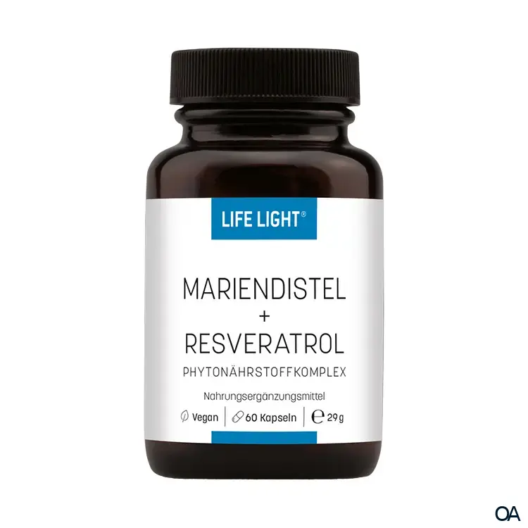 Life Light Resveratrol + Mariendistel Kapseln