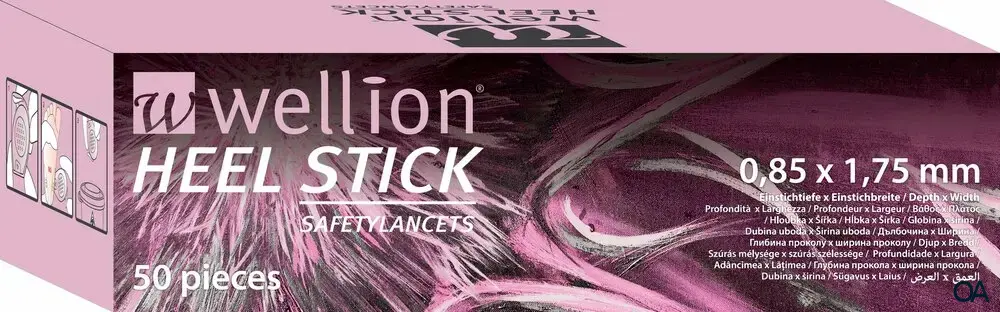 Wellion Heel Stick Safety Lancets 0,85 x 1,75 mm Wellion Heel Stick Safety Lancets 0,85 x 1,75 mm