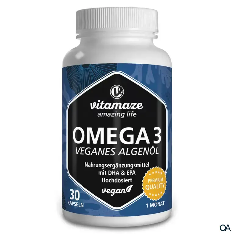 Vitamaze Omega 3 aus Algenöl Kapseln