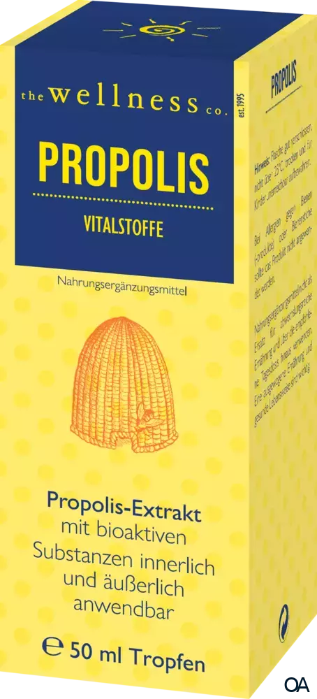 Wellness PROPOLIS mit BIOAKTIVEN BIENENSTOFFEN Tropfen Wellness PROPOLIS mit BIOAKTIVEN BIENENSTOFFEN Tropfen