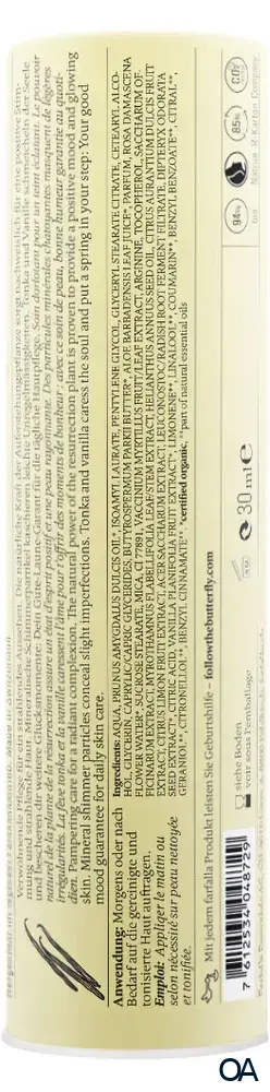 Farfalla Vanilla Glow Glückscreme, Happy Booster Farfalla Vanilla Glow Glückscreme, Happy Booster