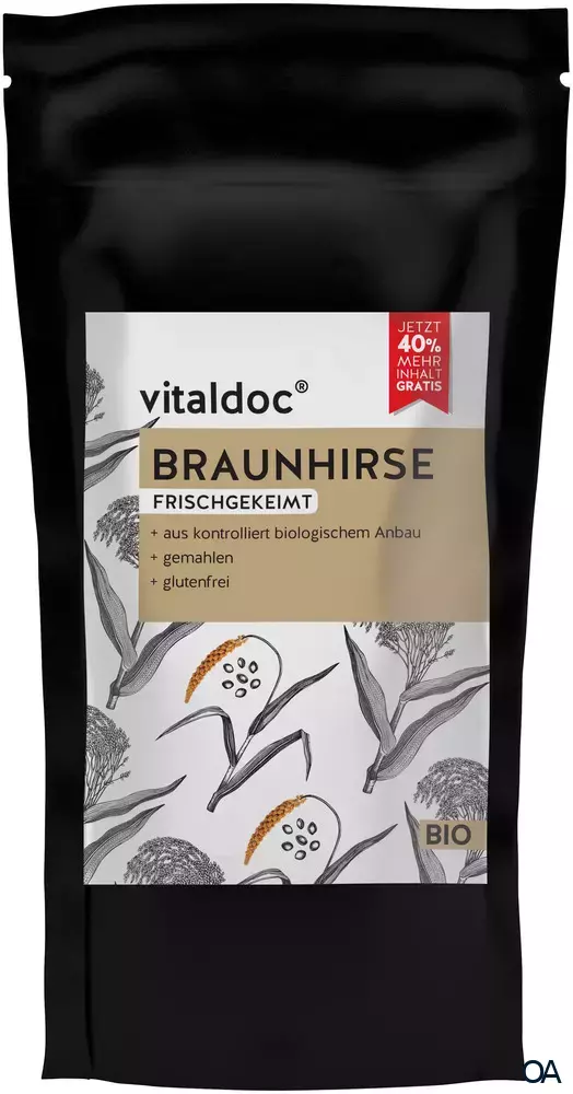 vitaldoc® BIO Braunhirse, frischgekeimt vitaldoc® BIO Braunhirse, frischgekeimt