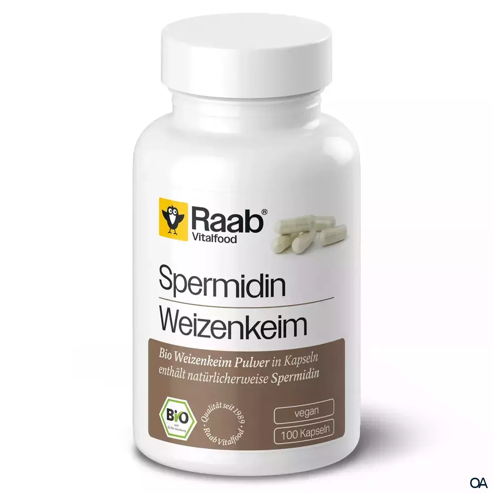 Raab® Vitalfood Bio Spermidin Weizenkeim Kapseln Raab® Vitalfood Bio Spermidin Weizenkeim Kapseln
