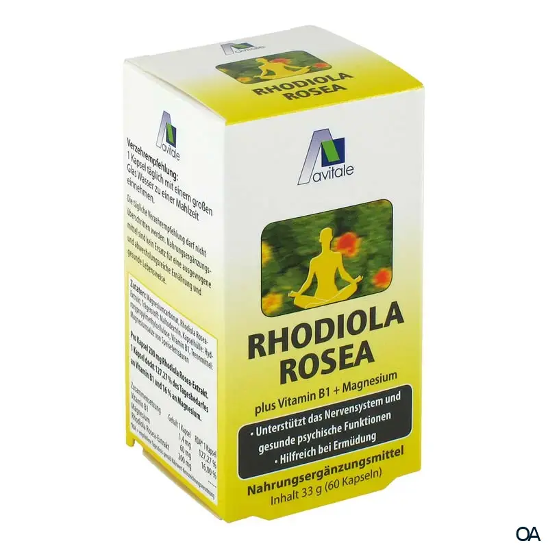 Avitale Rhodiola Rosea Kapseln Avitale Rhodiola Rosea Kapseln
