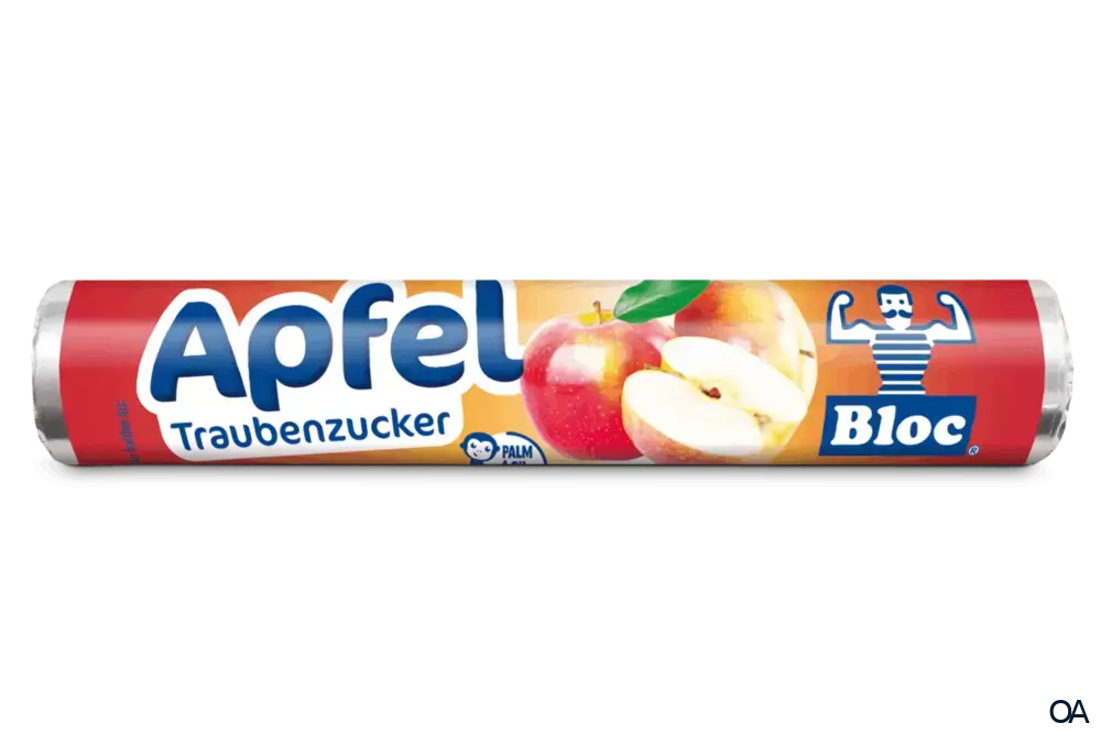 Bloc® Traubenzucker Apfel Rolle Bloc® Traubenzucker Apfel Rolle