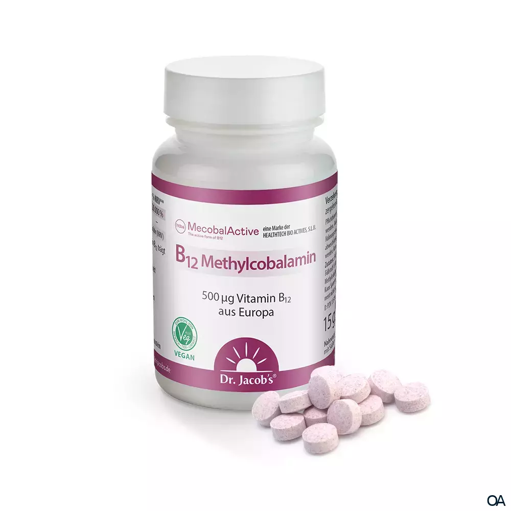 Dr. Jacob's B12 Methylcobalamin Tabletten Dr. Jacob's B12 Methylcobalamin Tabletten