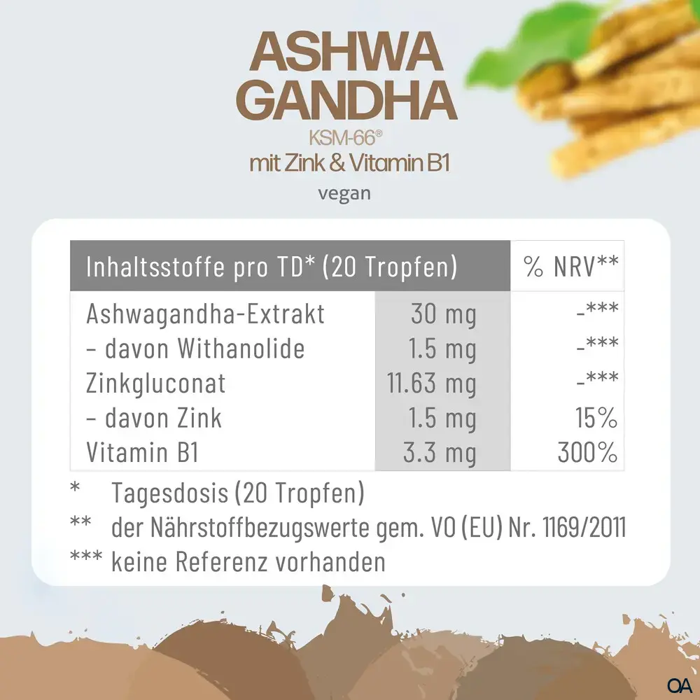 CannSol Ashwagandha mit Zink und Vitamin B1 Tropfen