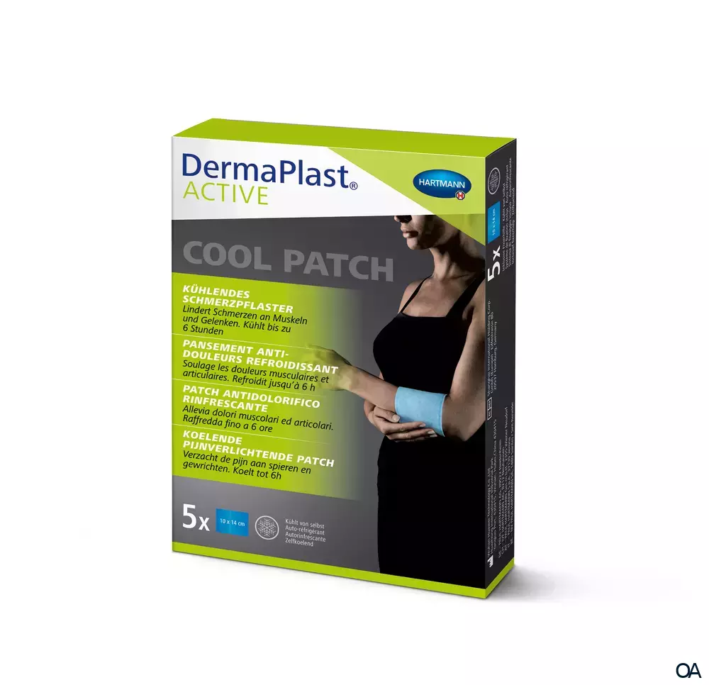 DermaPlast® ACTIVE Cool Patch 10 x 14cm DermaPlast® ACTIVE Cool Patch 10 x 14cm