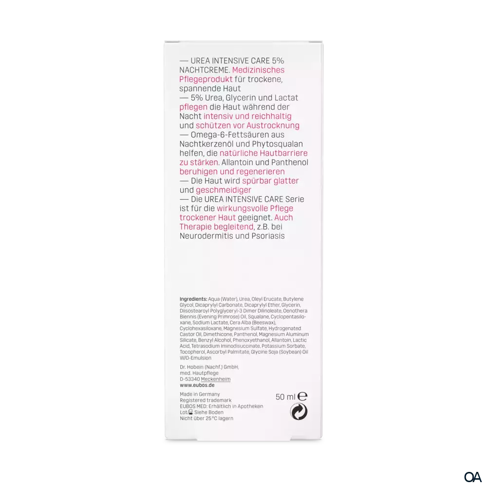 Eubos UREA 5% NACHTCREME