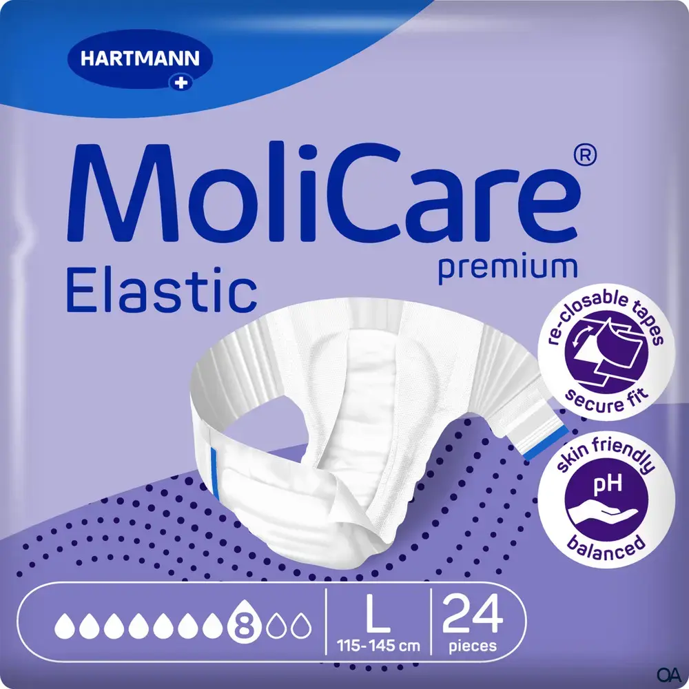 MoliCare® Premium Elastic 8 Tropfen Inkontinenz-Slip - Large