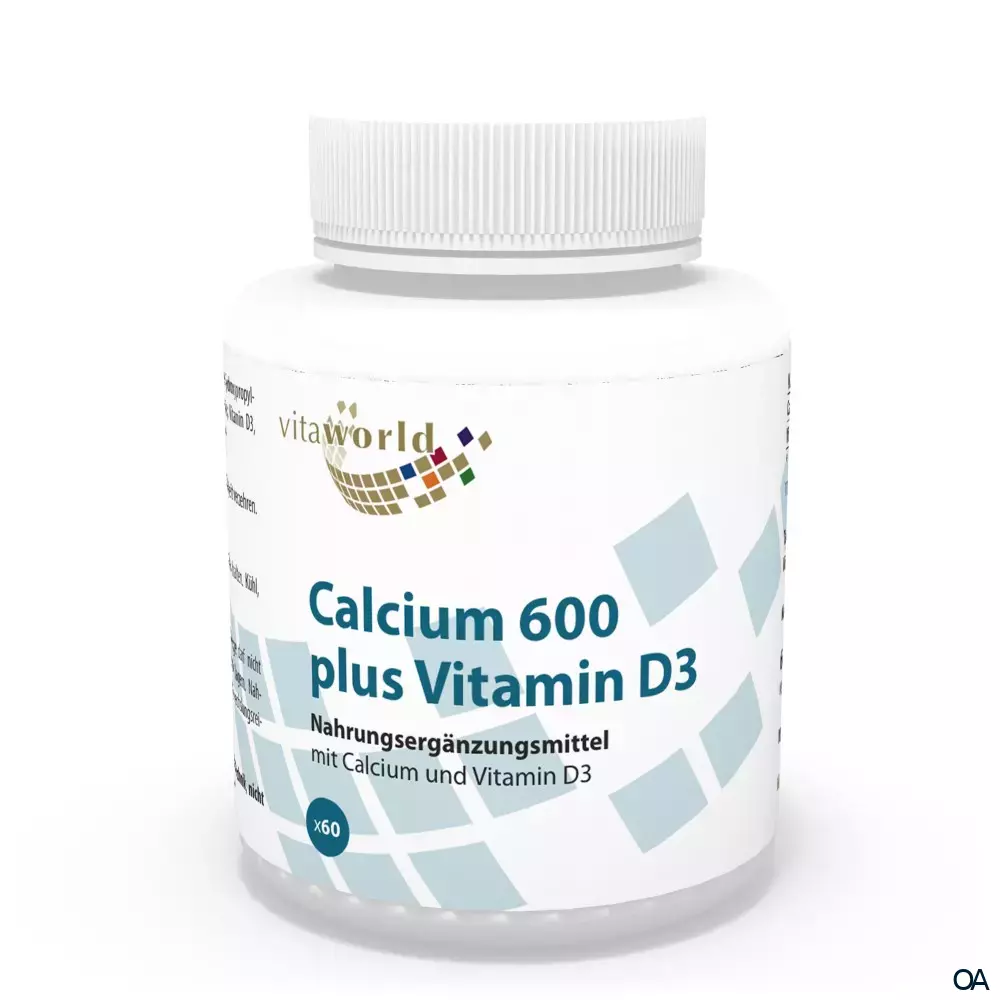 Vitaworld Calcium 600 mg plus Vitamin D3 Tabletten
