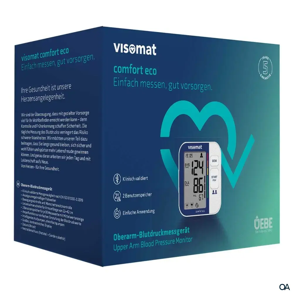 visomat comfort eco Oberarm-Blutdruckmessgerät visomat comfort eco Oberarm-Blutdruckmessgerät