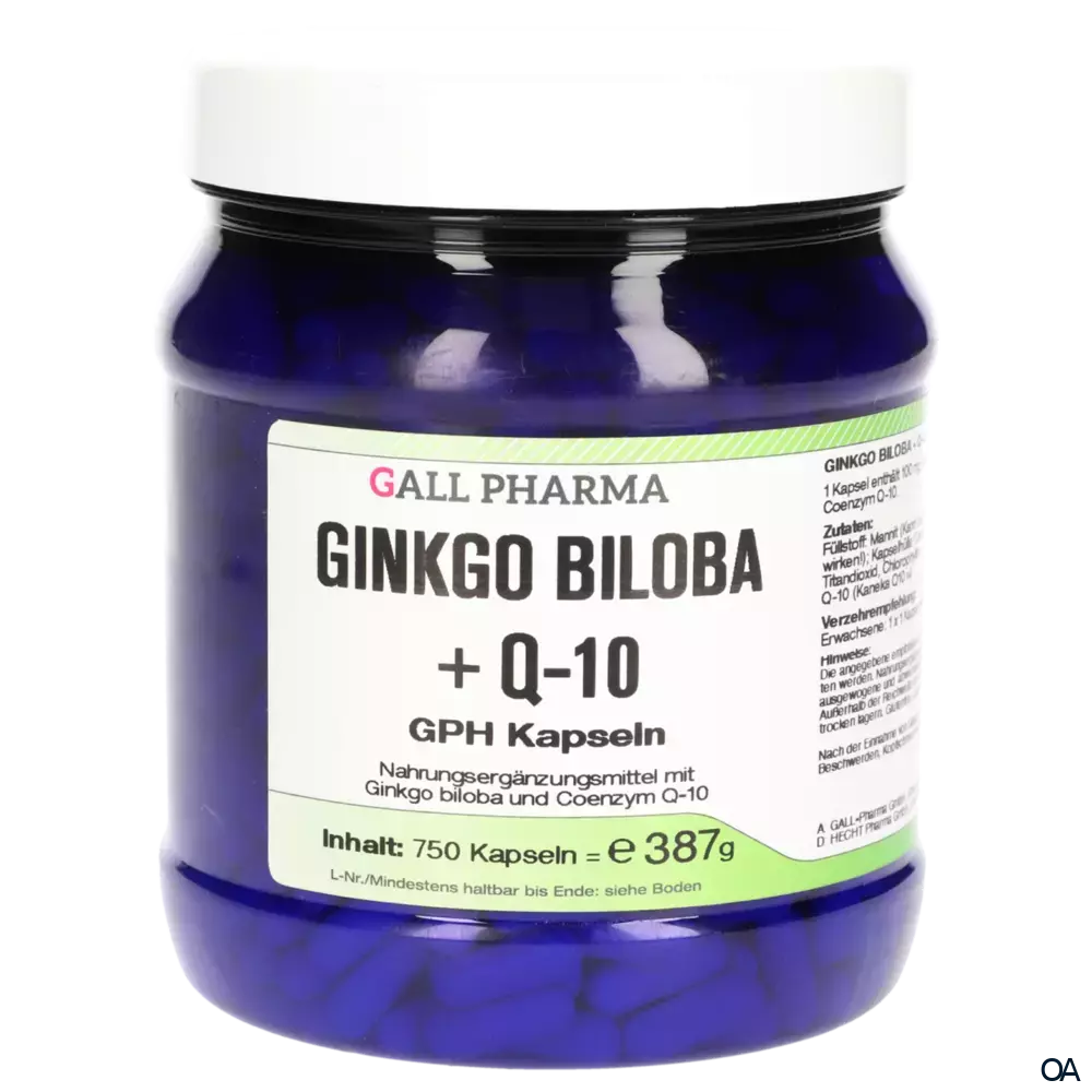 Gall Pharma Ginkgo Biloba + Q 10 Kapseln