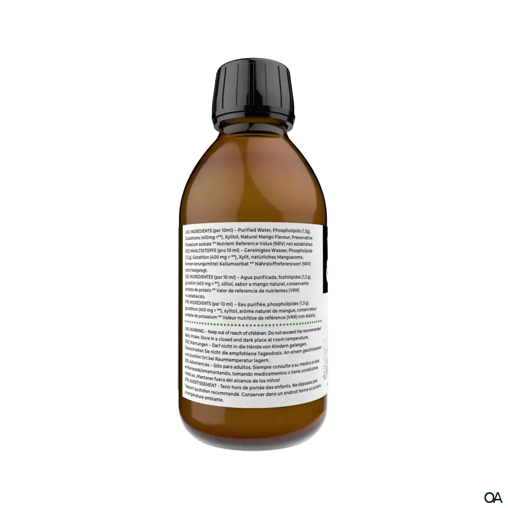 Youth & Earth Liposomales Glutathion flüssig 400 mg Youth & Earth Liposomales Glutathion flüssig 400 mg