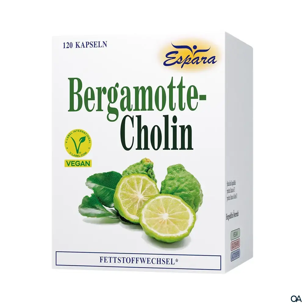 Espara Bergamotte-Cholin Kapseln Espara Bergamotte-Cholin Kapseln
