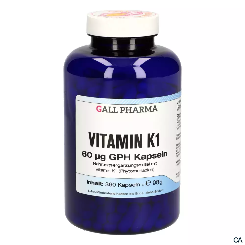 Gall Pharma Vitamin K1 60 µg Kapseln Gall Pharma Vitamin K1 60 µg Kapseln