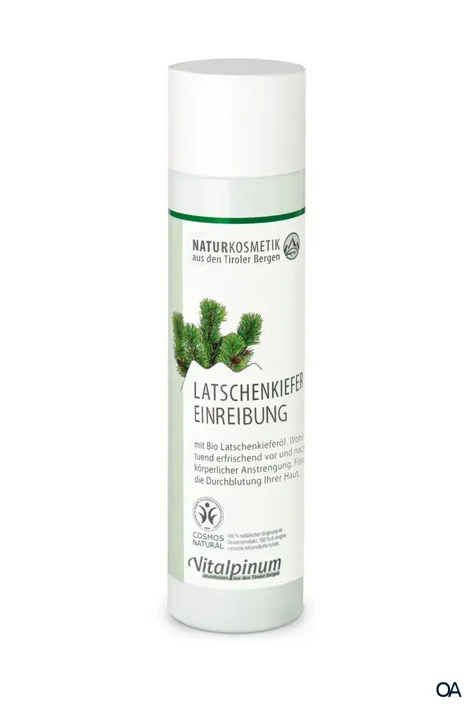 Unterweger Vitalpinum Latschenkiefer Einreibung