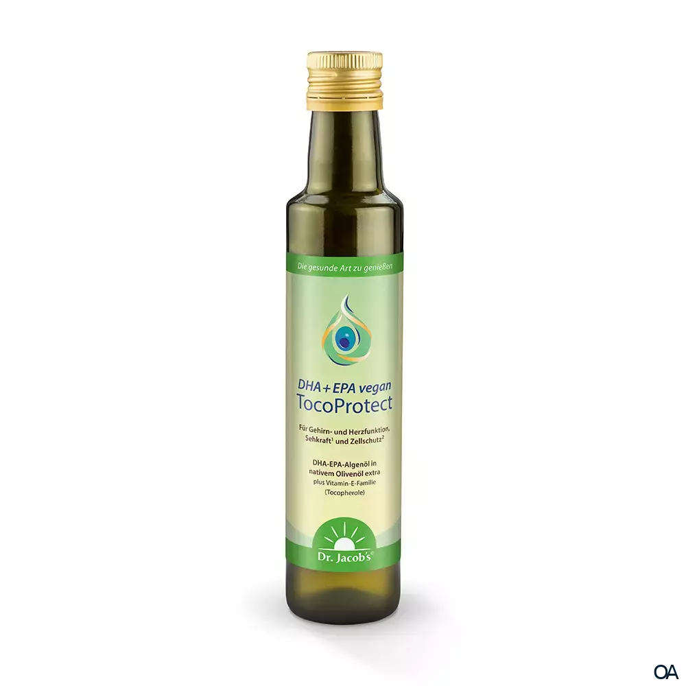 Dr. Jacob's DHA + EPA vegan TocoProtect Öl Dr. Jacob's DHA + EPA vegan TocoProtect Öl