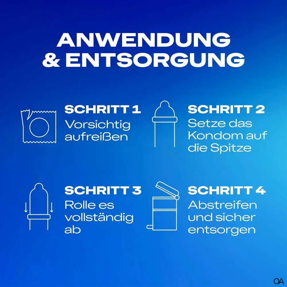 Durex Gefühlsecht Extra Feucht Kondome, Ø 56mm, 195mm