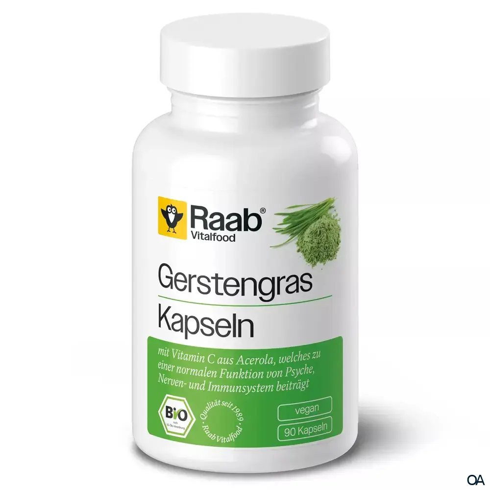 Raab® Vitalfood Bio Gerstengras Kapseln Raab® Vitalfood Bio Gerstengras Kapseln
