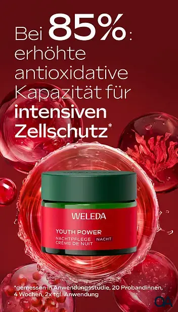 Weleda Youth Power Nachtpflege Creme - Granatapfel