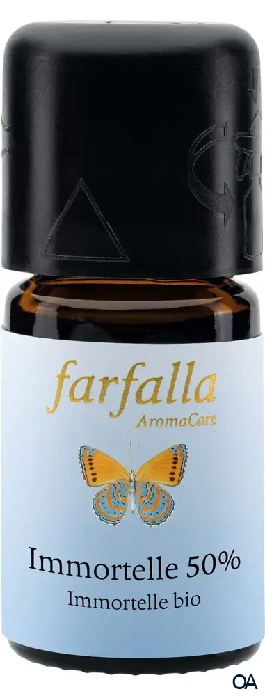 Farfalla Immortelle 50% (50% Alk.) bio, ätherisches Öl Farfalla Immortelle 50% (50% Alk.) bio, ätherisches Öl