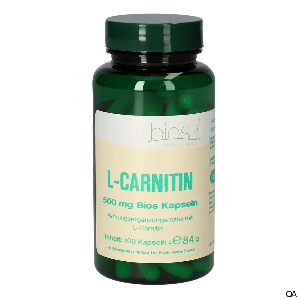 Bios L-Carnitin 500 mg Kapseln Bios L-Carnitin 500 mg Kapseln