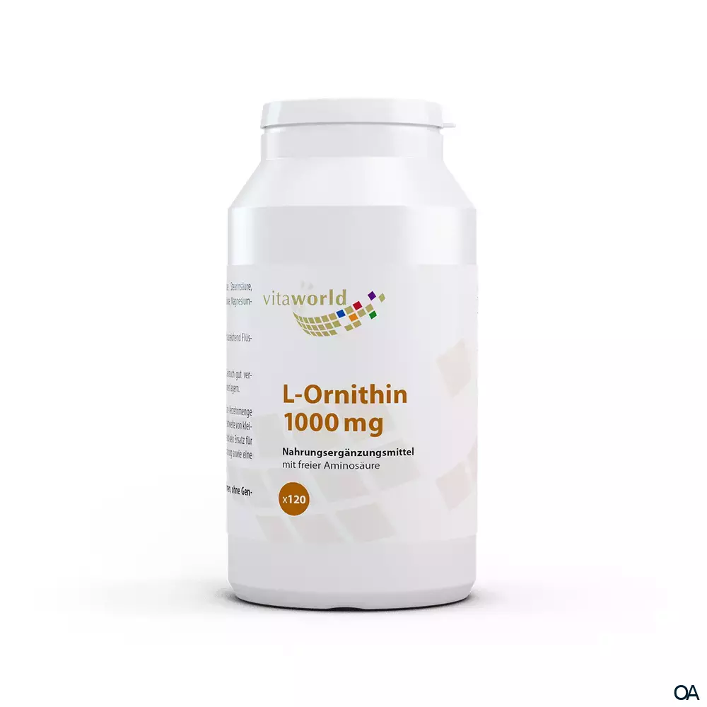 Vitaworld L-Ornithin 1000 mg Tabletten Vitaworld L-Ornithin 1000 mg Tabletten